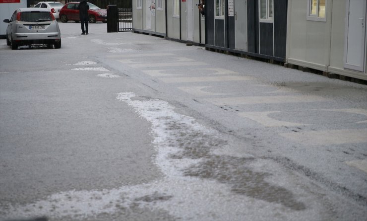 Malatya'da sağanak ve dolu etkili oldu