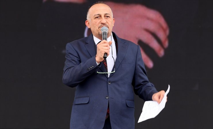 Staj ve Çıraklık Sigortası Mağdurları Federasyonu, Kartal'da miting düzenledi