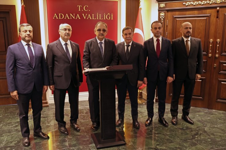 Çevre, Şehircilik ve İklim Değişikliği Bakanı Mehmet Özhaseki, Adana'da konuştu: