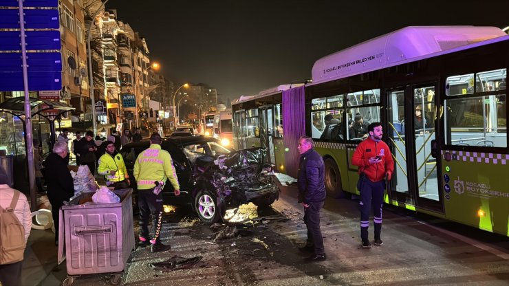 Kocaeli’de zincirleme trafik kazasında 7 kişi yaralandı