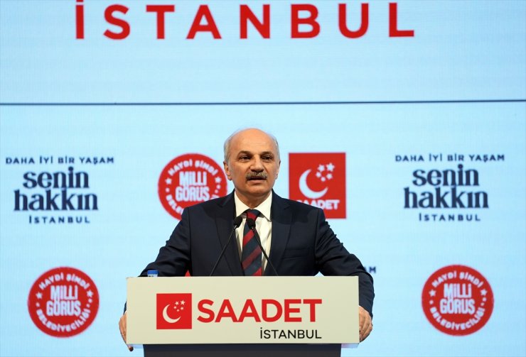 Saadet Partisi İBB Başkan adayı Aydın, medya buluşmasında projelerini anlattı: