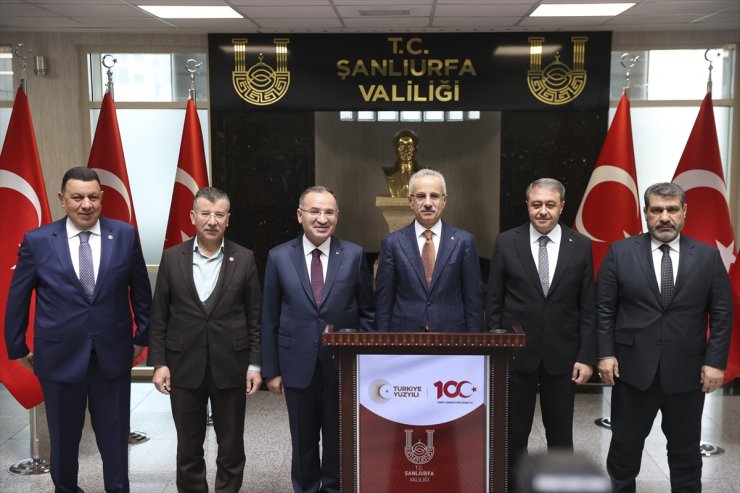 Ulaştırma ve Altyapı Bakanı Abdulkadir Uraloğlu, Şanlıurfa'da konuştu:
