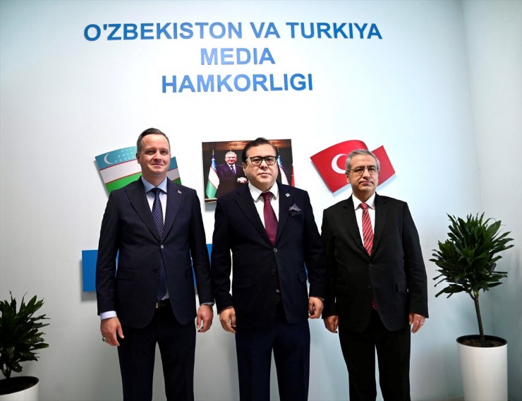 Özbekistan’da, TİKA tarafından üniversitede kurulan televizyon stüdyosunun açılışı yapıldı