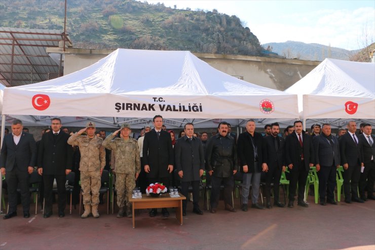 Şırnak'ta terör örgütü PKK'nın katlettiği 14 kişi anıldı