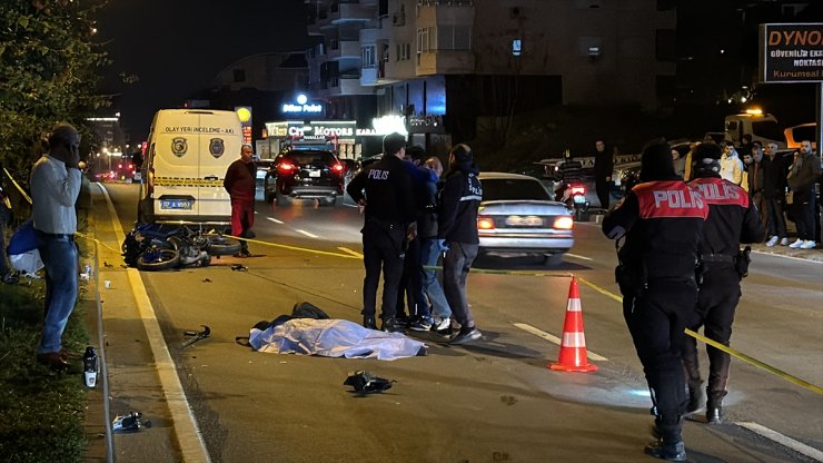 Antalya'da motosikletin çarptığı yaya öldü