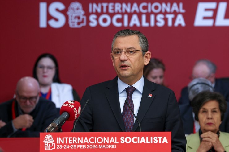 CHP Genel Başkanı Özel, Sosyalist Enternasyonal Konsey Toplantısı'nda konuştu:
