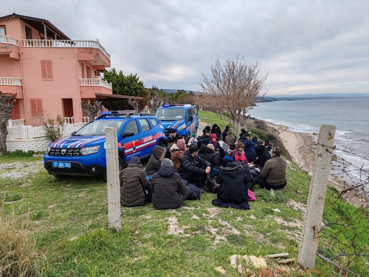 Çanakkale'de 68 düzensiz göçmen yakalandı