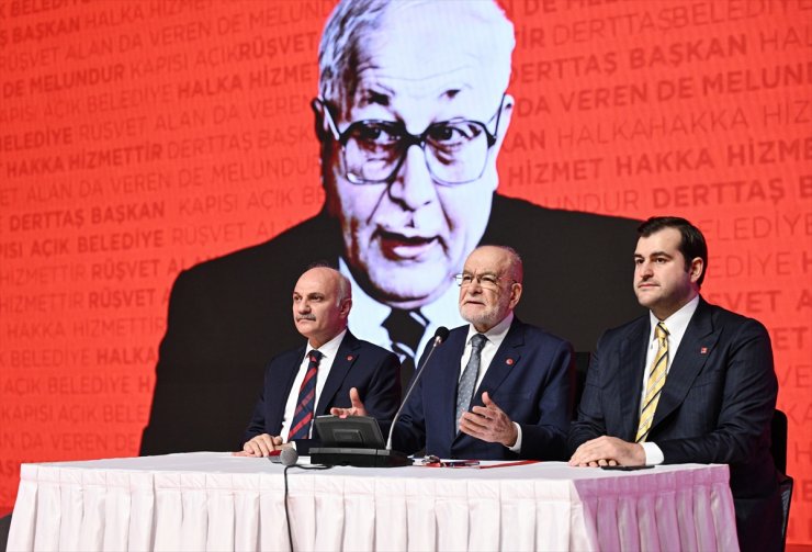 Saadet Partisi Genel Başkanı Karamollaoğlu, İstanbul'da konuştu: