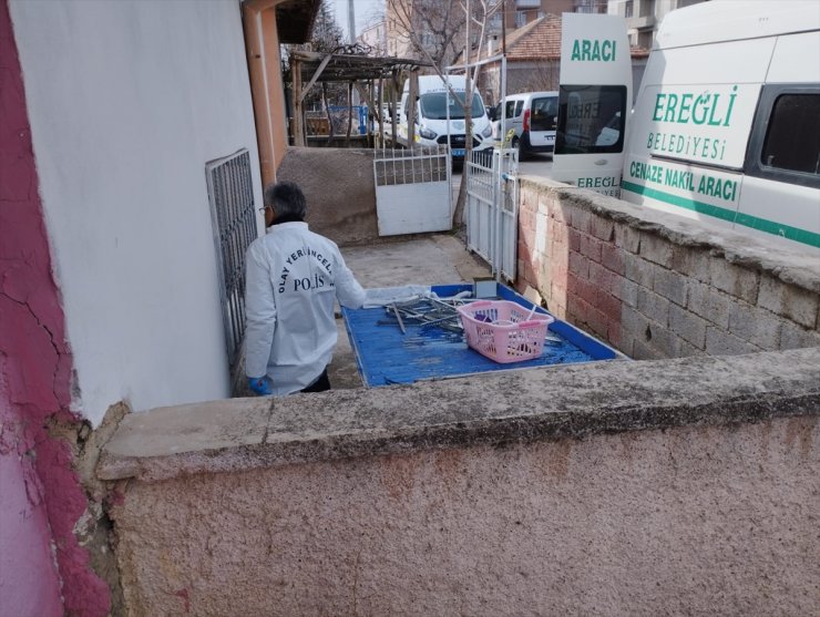 Konya'da bir kişi evinde öldürülmüş halde bulundu