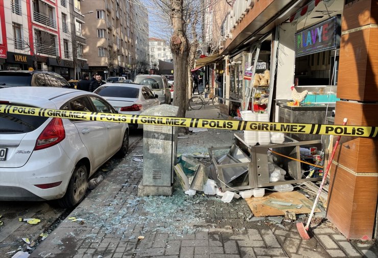 Eskişehir'de bir iş yerinde patlama sonucu hasar oluştu