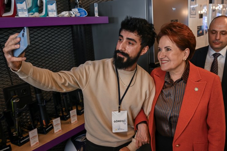 İYİ Parti Genel Başkanı Akşener, Mamak esnafını ziyaret etti: