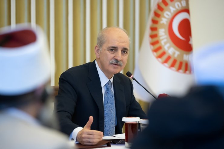 TBMM Başkanı Kurtulmuş, Kanada Diyanet Teşkilatı ve Kanadalı Müslüman kanaat önderlerini kabul etti