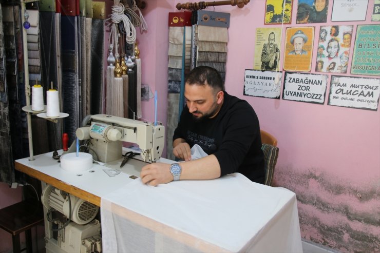 Enkazdan kurtarılan depremzede perdeci, bacağına takılan protezle hayata tutundu