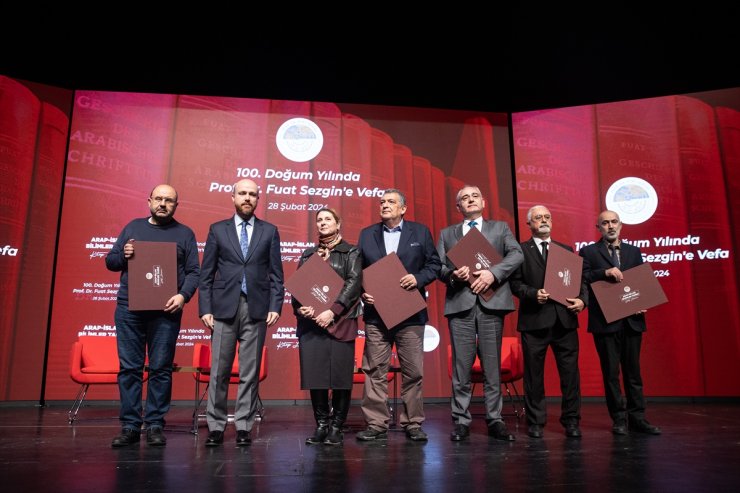 Prof. Dr. Fuat Sezgin'in doğumunun 100'ncü yılı dolayısıyla panel düzenlendi