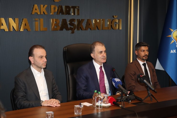 AK Parti Sözcüsü Çelik, Adana'da partisinin üye katılım töreninde konuştu: