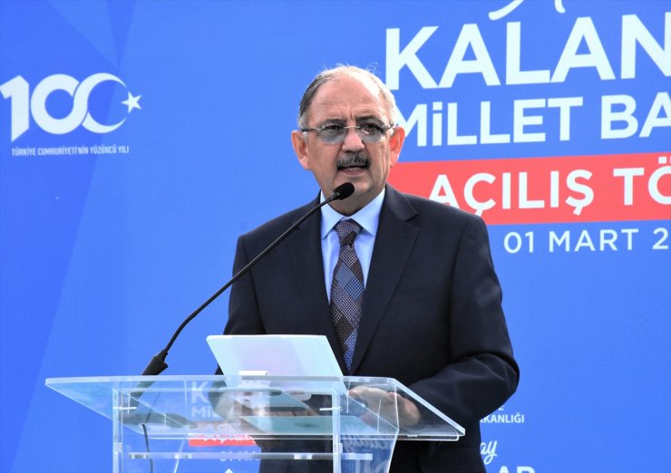 Bakan Özhaseki, Kalanlar Millet Bahçesi'nin açılışında konuştu: