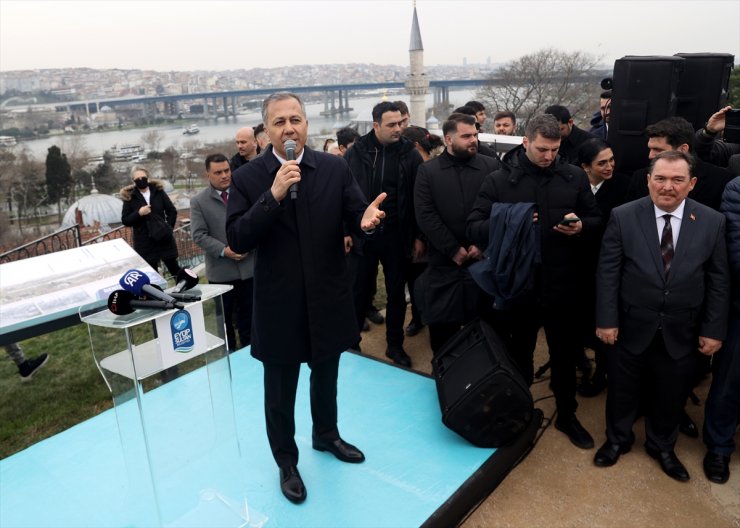 İçişleri Bakanı Yerlikaya, Manzaram Eyüpsultan Seyir Terası'nın açılışında konuştu: