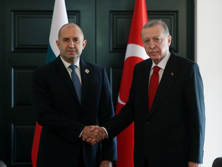 Cumhurbaşkanı Erdoğan, Bulgaristan Cumhurbaşkanı Radev ile görüştü