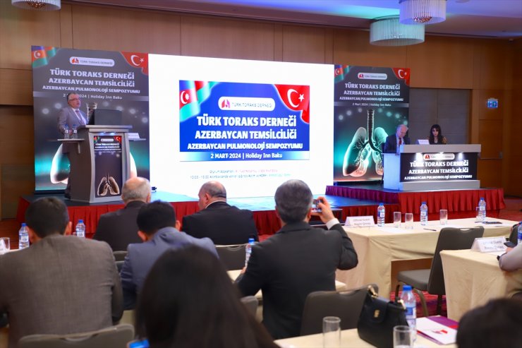 Bakü'de, Türk Toraks Derneği Azerbaycan Temsilciliğinin açılması dolayısıyla sempozyum düzenlendi