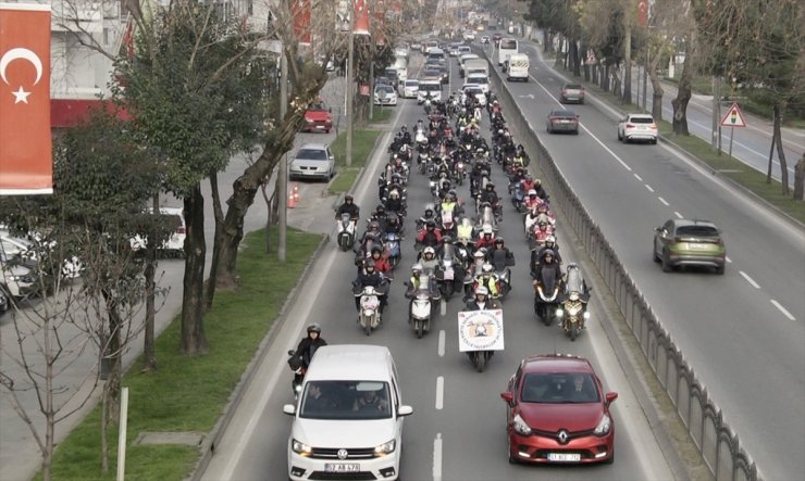 Ordu'da motosikletli kuryeler trafik kazalarına dikkati çekti