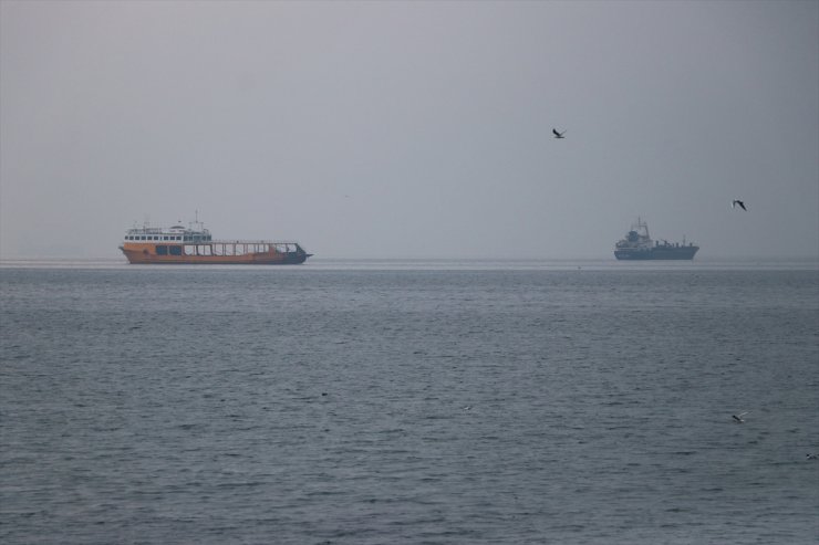 Tekirdağ'da sis, deniz ulaşımını olumsuz etkiliyor