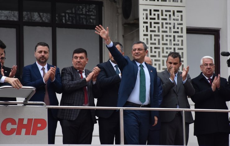 CHP Genel Başkanı Özel, Çorlu'da halk buluşmasında konuştu: