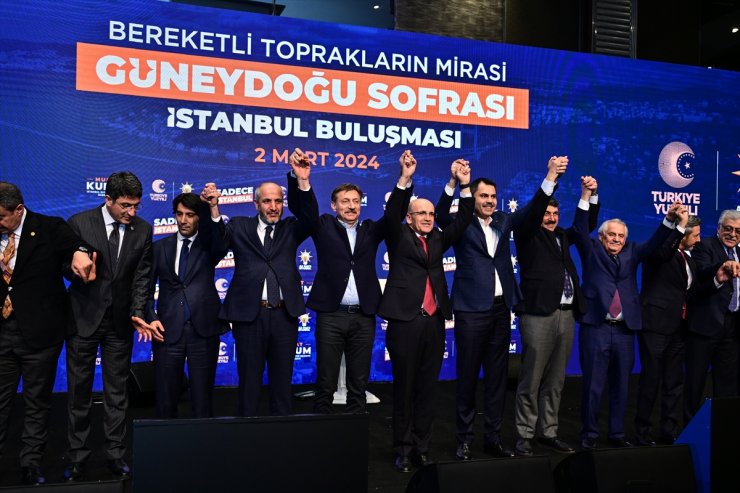 Bakan Şimşek, "Güneydoğu Sofrası İstanbul Buluşması" etkinliğinde konuştu: