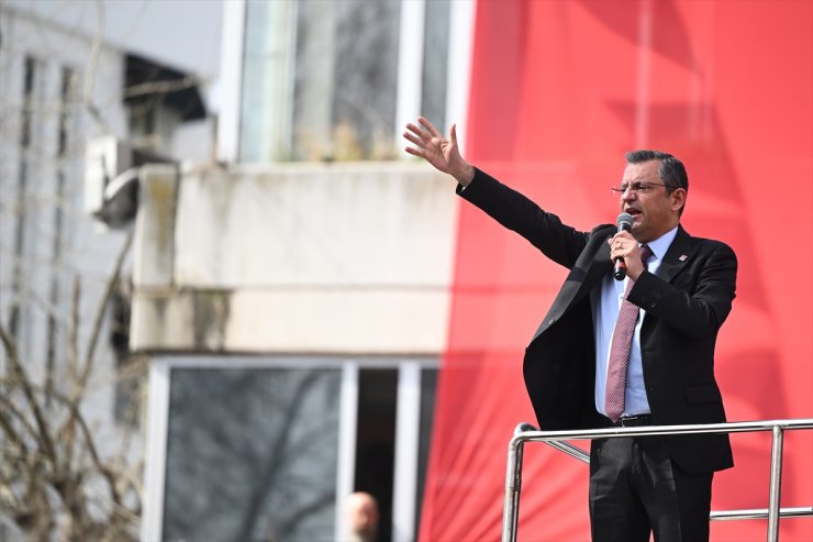 CHP Genel Başkanı Özel, Lüleburgaz'da konuştu: