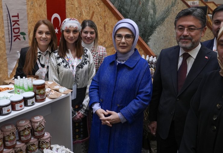 Emine Erdoğan, "Tarımda Kadın Emeği Zirvesi" programında konuştu: