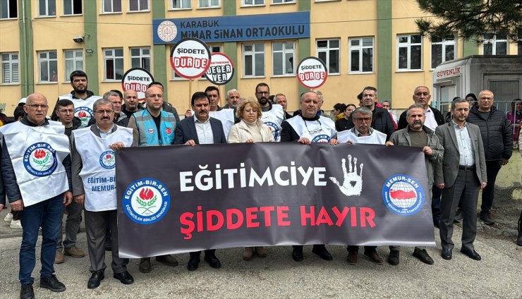 Eğitim-Bir-Sen'den Karabük'te öğretmen ve öğrencinin darbedilmesine tepki