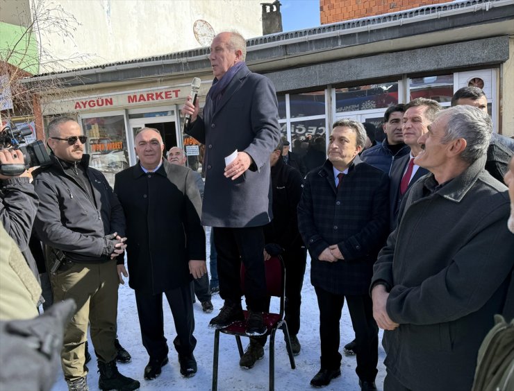 Memleket Partisi Genel Başkanı İnce, Ardahan'da konuştu: