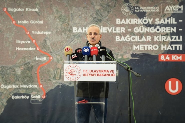 Bakırköy Sahil-Bağcılar Kirazlı Metro Hattı yarın açılıyor