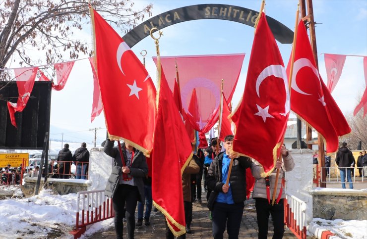 Erzurum'daki Alaca şehitleri, katliamın 106'ncı yılında unutulmadı