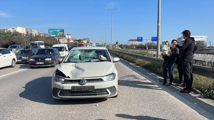 Kocaeli'de otomobilin çarptığı yaya ağır yaralandı