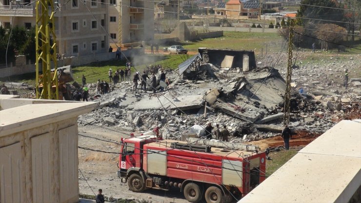 İsrail'in Lübnan'ın doğusuna yönelik hava saldırısında 1 kişi öldü, 8 kişi yaralandı