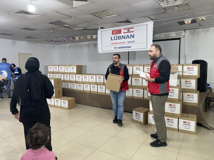 Sadakataşı Derneği, Lübnan'da 2 bin aileye zekat ve 600 aileye kumanya dağıttı