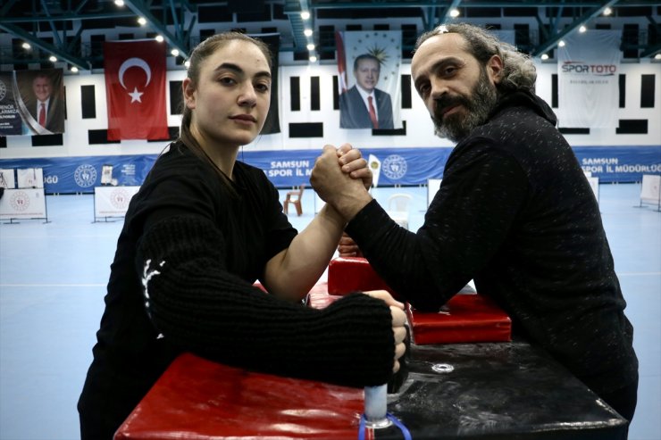 Milli bilek güreşçisi Rabia Kayahan gözünü dünya şampiyonluğuna dikti: