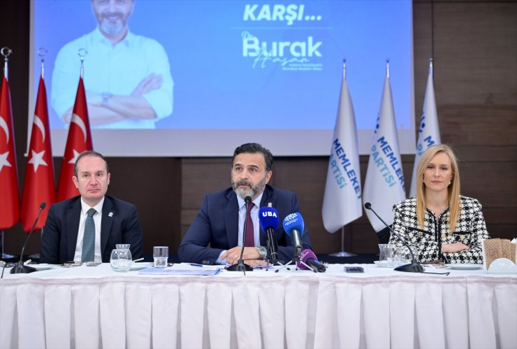 Memleket Partisinin ABB Başkan adayı Hasar, basın toplantısında konuştu: