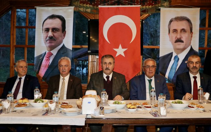 BBP Genel Başkanı Destici, Rize'de konuştu: