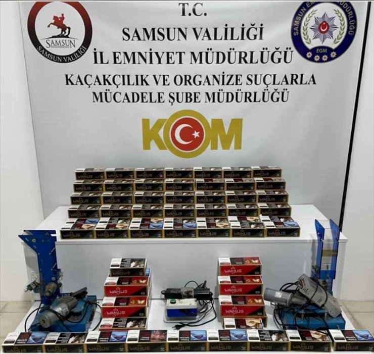 Samsun'da düzenlenen kaçakçılık operasyonunda 3 kişi gözaltına alındı