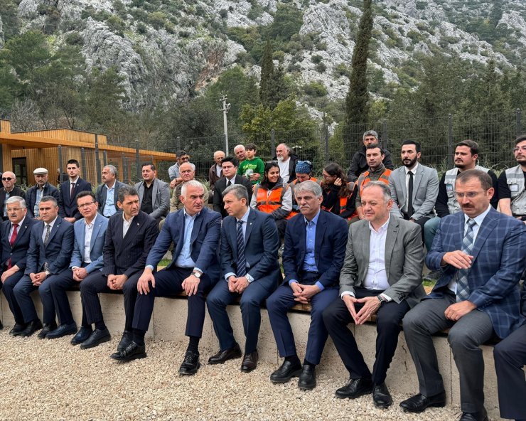 Kültür ve Turizm Bakanı Ersoy, Olympos Ören Yeri Karşılama Merkezi'nin açılışında konuştu: