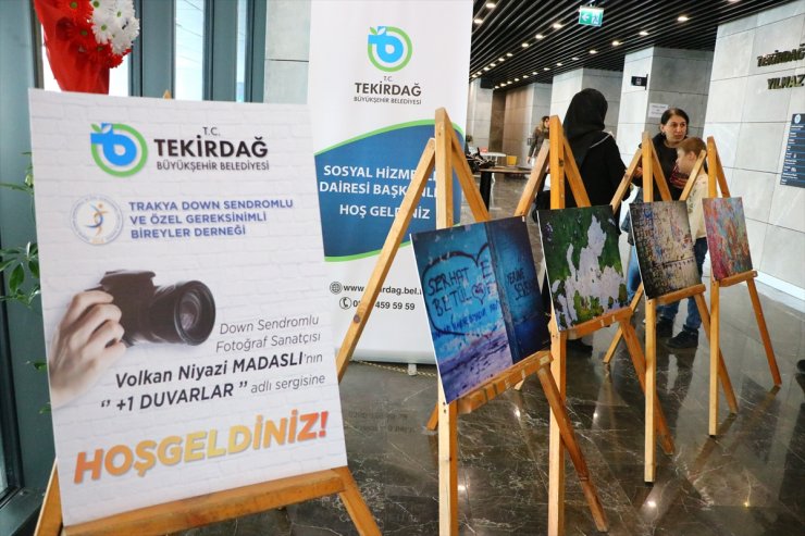 Tekirdağ'da down sendromlu fotoğrafçı dördüncü sergisini açtı