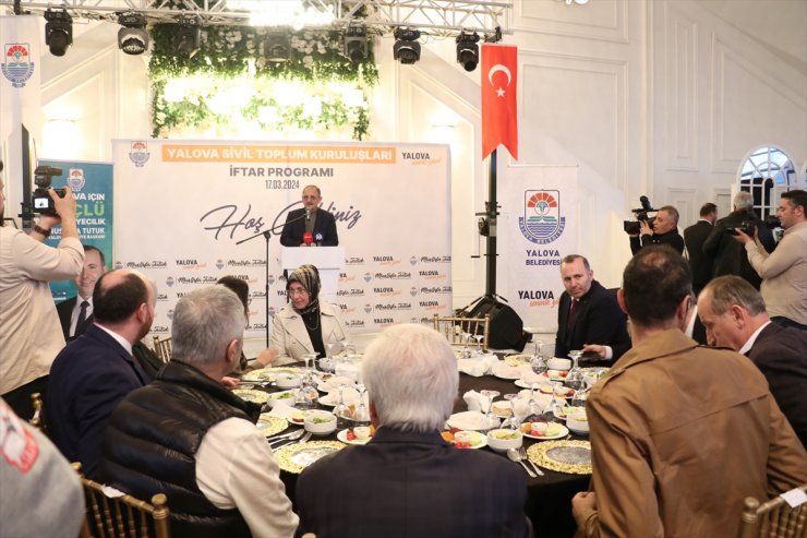 Çevre, Şehircilik ve İklim Değişikliği Bakanı Özhaseki, Yalova'da iftar programında konuştu: