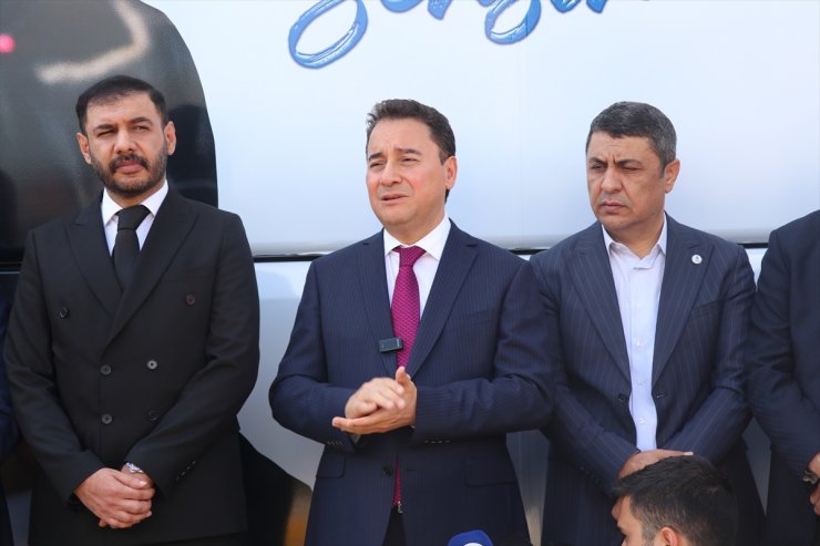 DEVA Partisi Genel Başkanı Babacan, Batman'da konuştu: