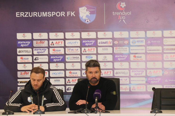 Erzurumspor FK-Tuzlaspor maçının ardından