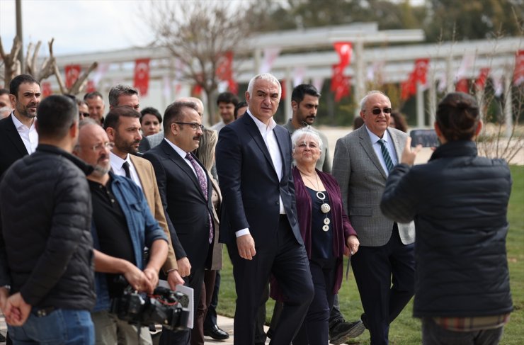 Kültür ve Turizm Bakanı Ersoy, Side Antik Kenti Karşılama Merkezi'nin açılışında konuştu: