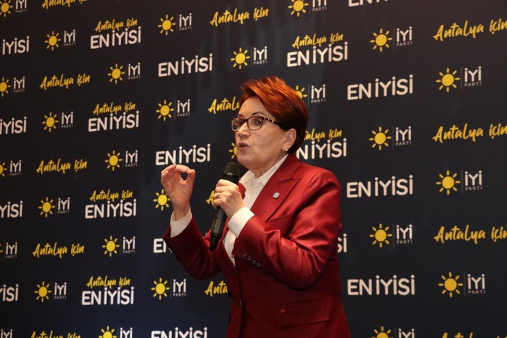 İYİ Parti Genel Başkanı Akşener, Antalya'da iftar programında konuştu: