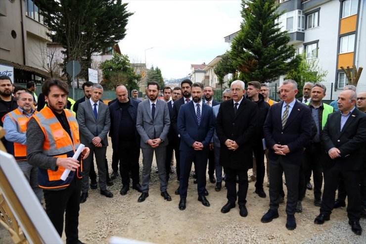 Kocaeli'de "Alikahya Stadyum Tramvay Hattı" çalışmaları başladı