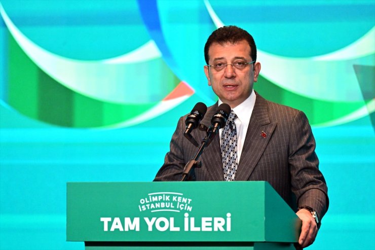 İBB Başkanı İmamoğlu, "Olimpik kent İstanbul için tam yol ileri" programına katıldı