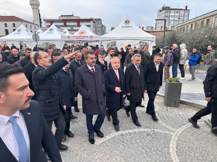 Milli Eğitim Bakanı Tekin, Samsun'da incelemelerde bulundu